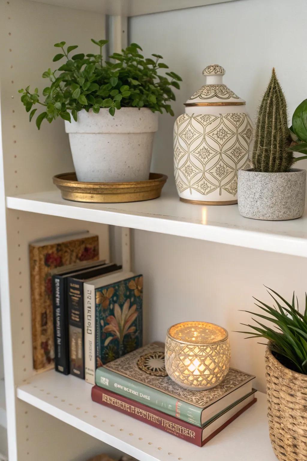 Grouping in threes enhances balance and harmony.
