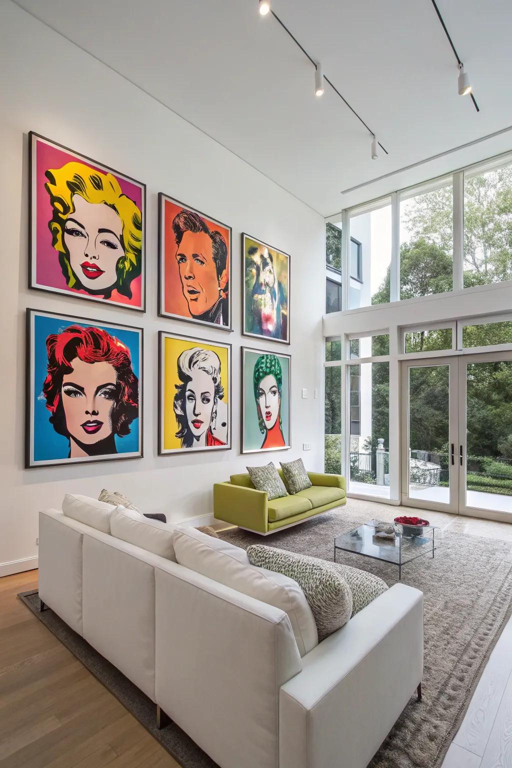 Illuminate your walls with expressive portraits.