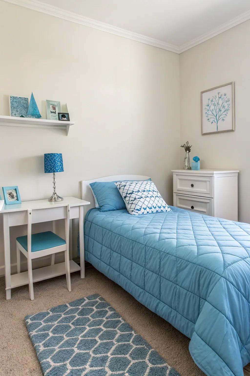 Minimalist design cultivates a serene and uncluttered space.