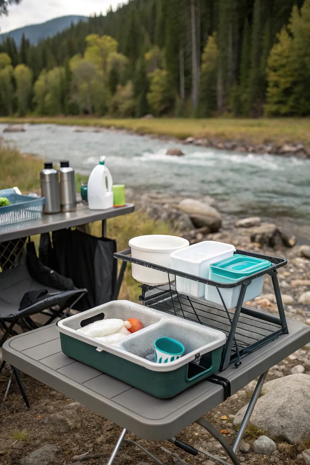 Compact and effective sanitation on the move.