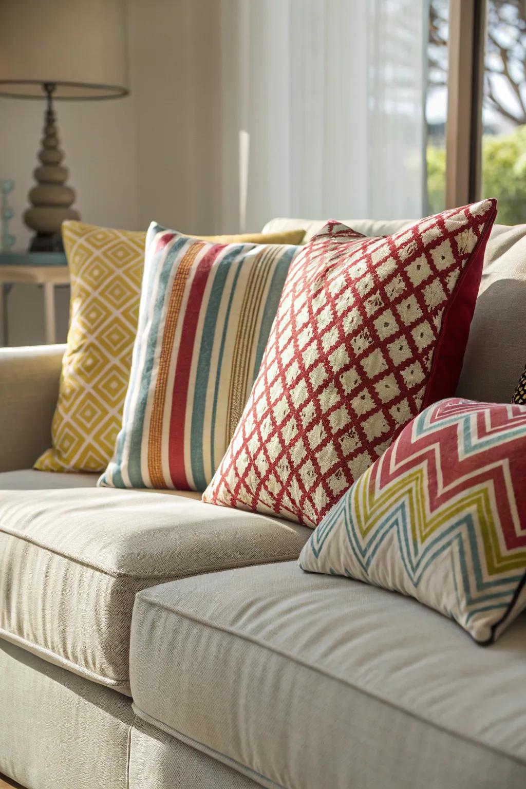 Blending designs adds a playful, coastal flair.