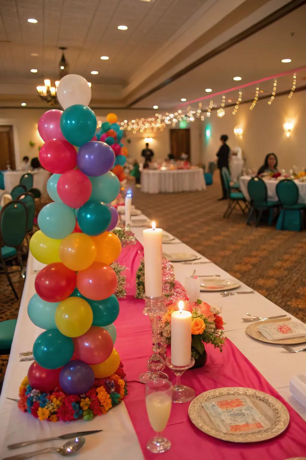Balloon table designs inject a spirited component into dining furniture.