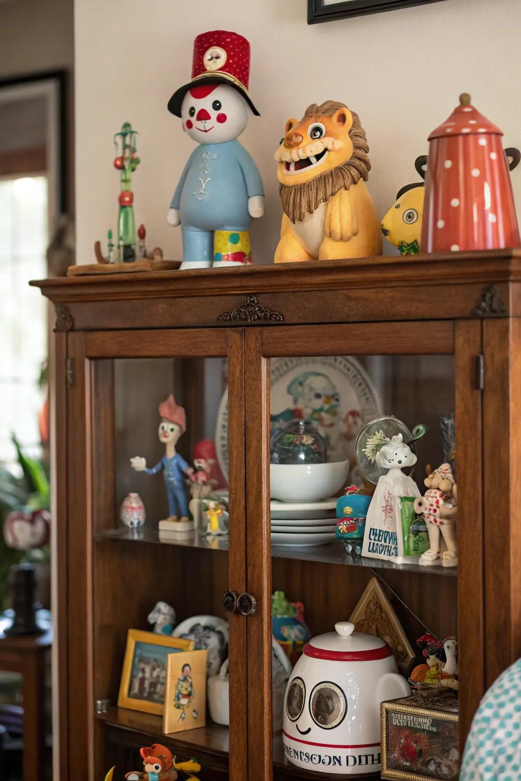 Whimsical decor appends character and a playful vibe.