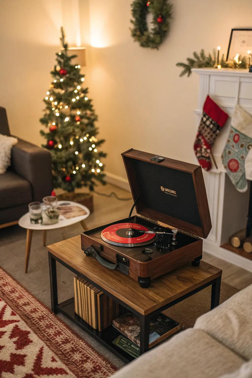 Throwback records establish the impeccable holiday soundtrack.