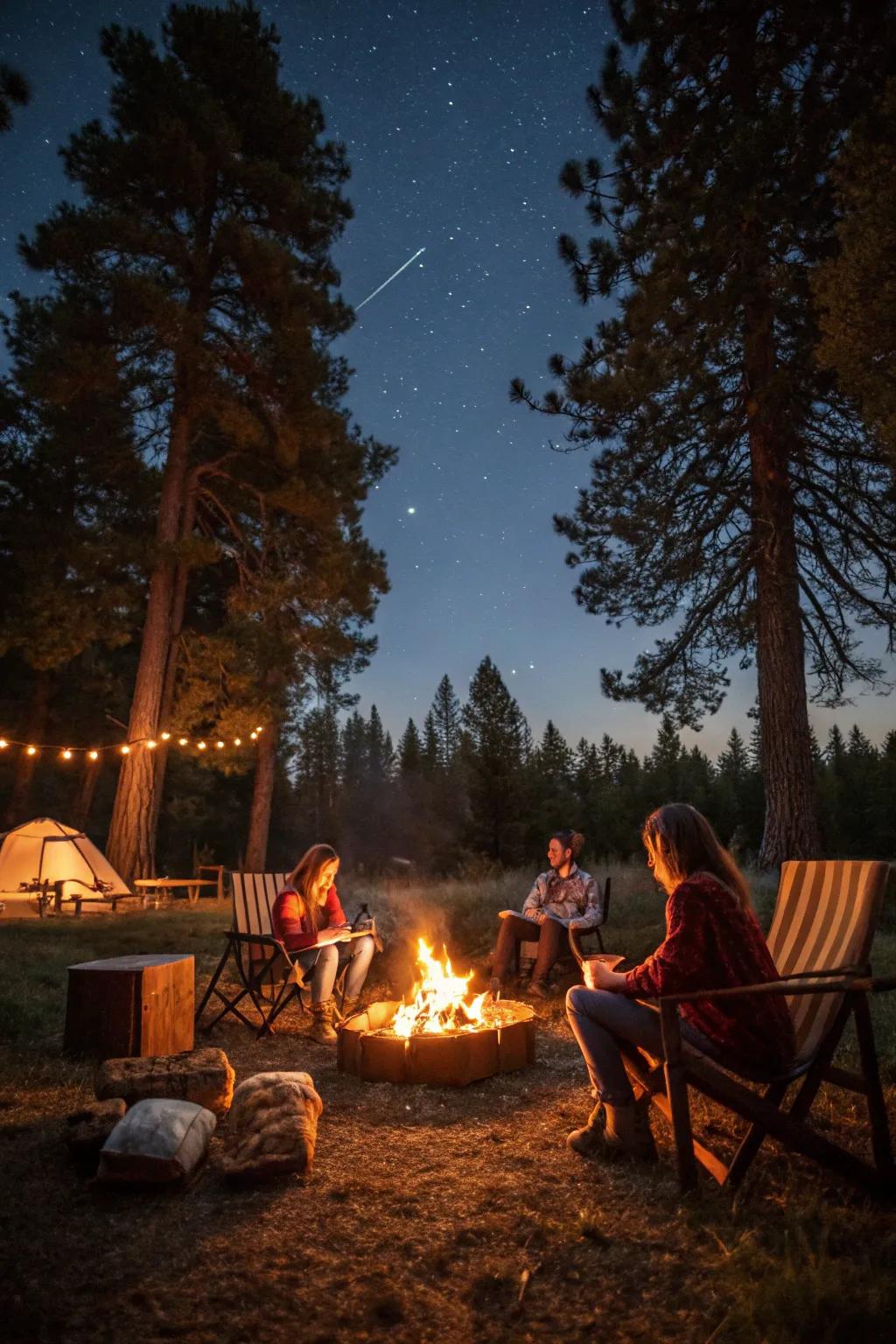 Conclude the day with bonfire stories and delights.