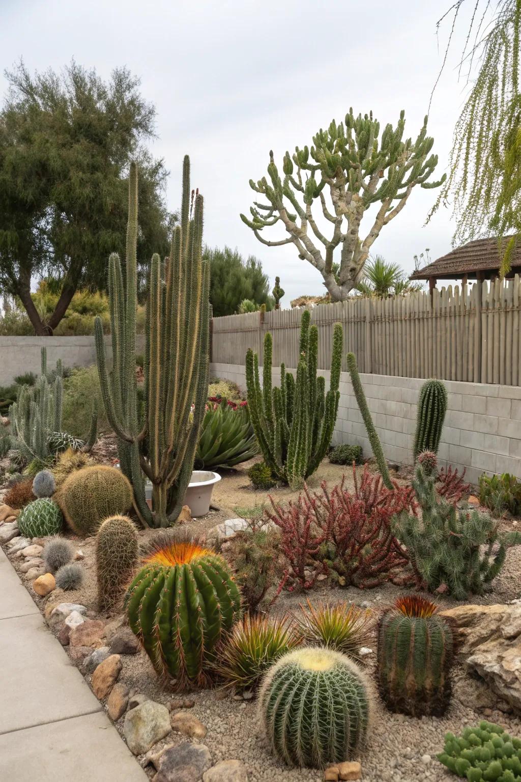 Unusual cacti contribute a unique aspect to any garden showcase.