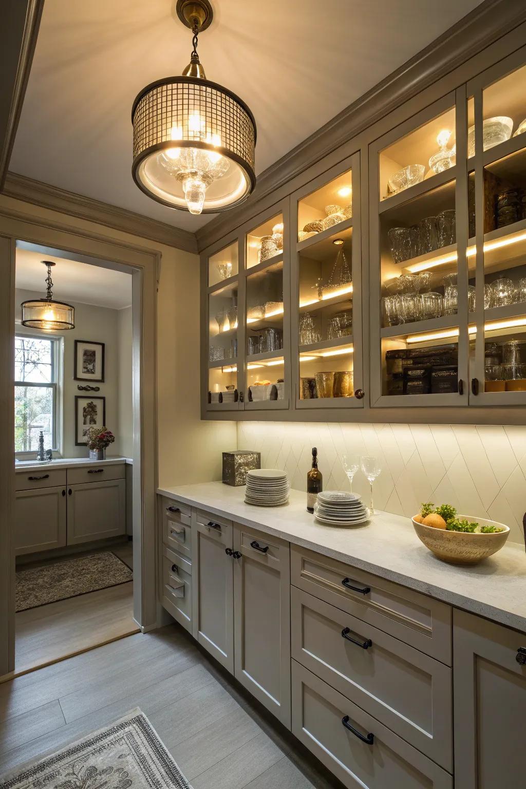 Layered illumination enhances both utility and atmosphere.