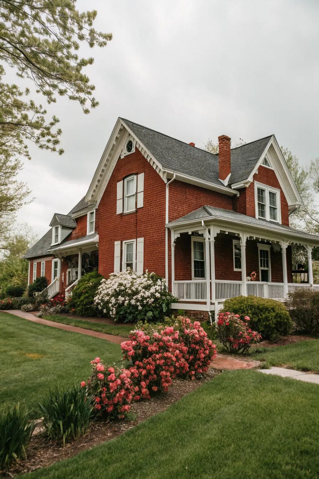 Brick cladding offers timeless, traditional charm.