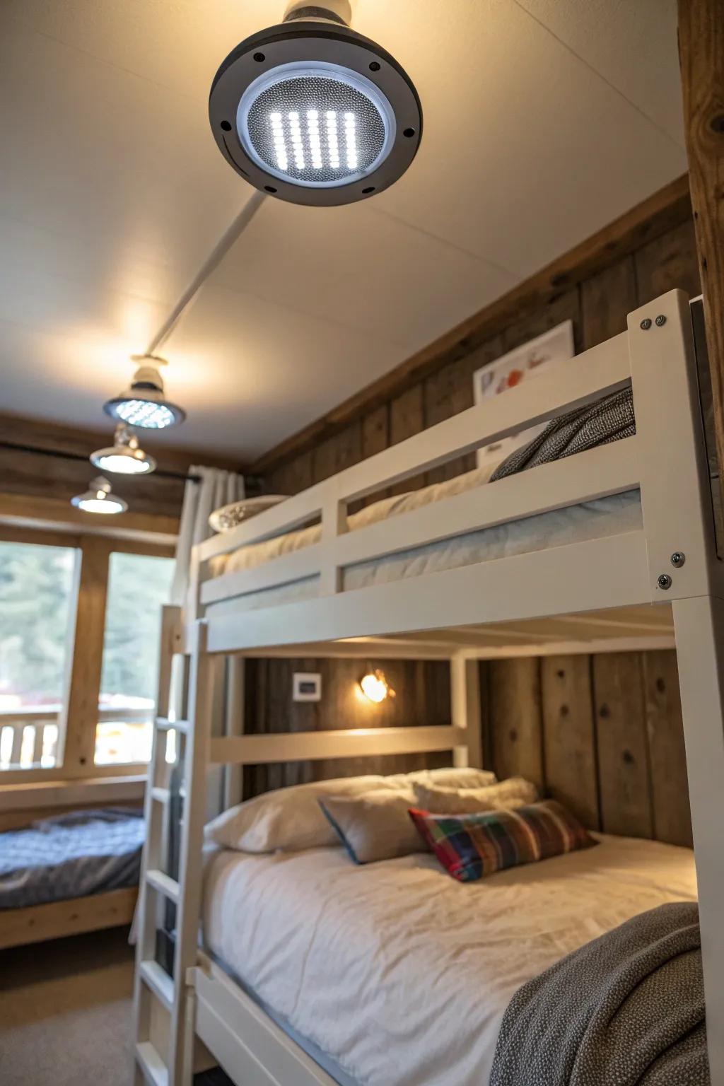Remote-operated lights deliver supreme convenience.