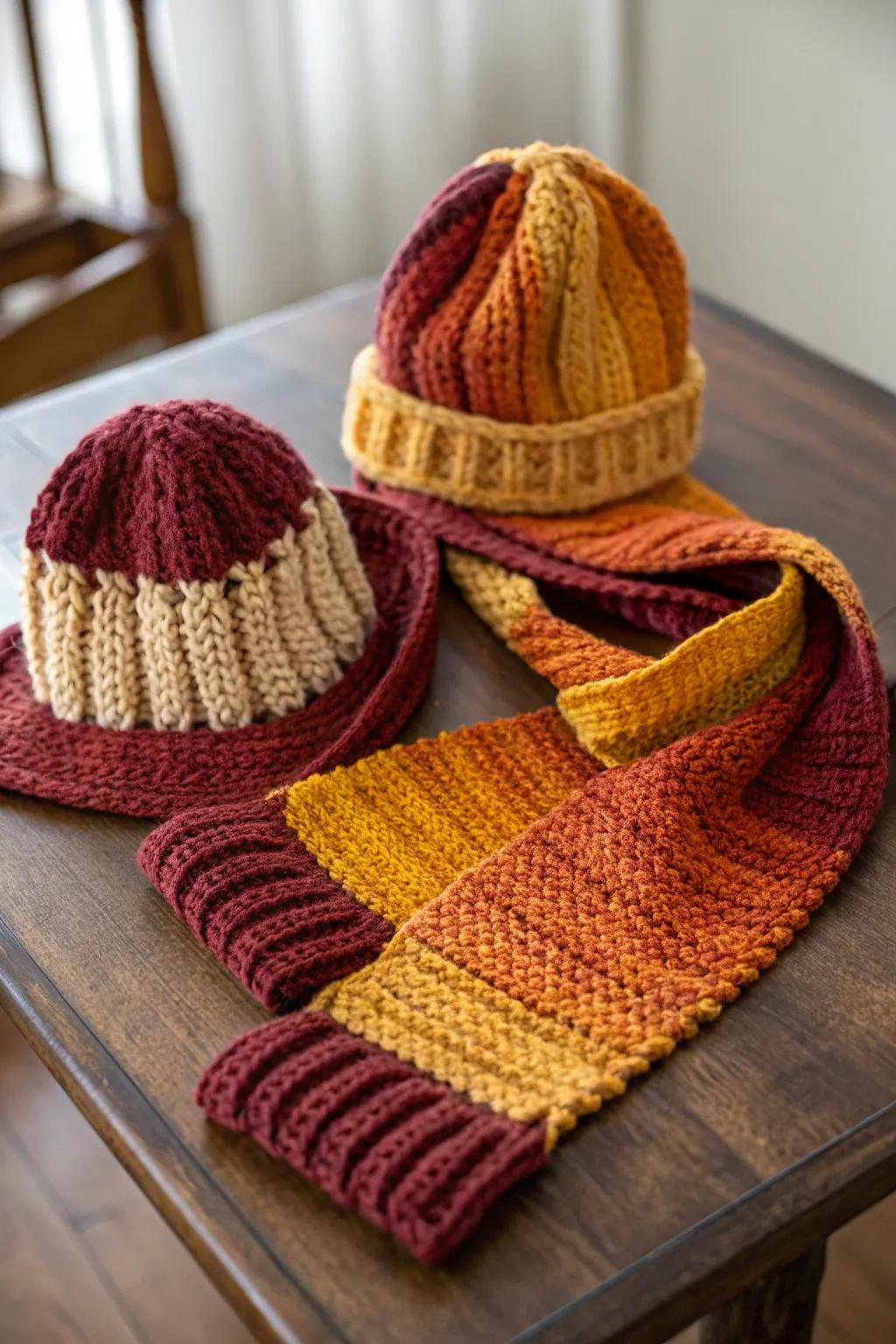 Hand-knitted warmth for the chilly season