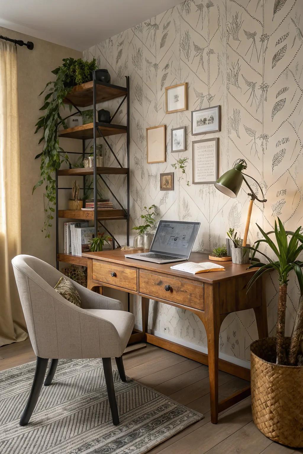 Wall treatments can redefine your office's aesthetic.