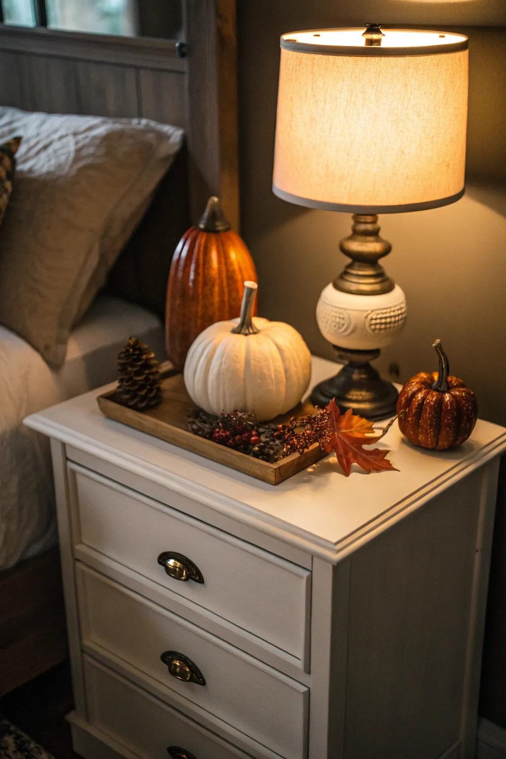 Seasonal decor keeps the space lively and fresh.