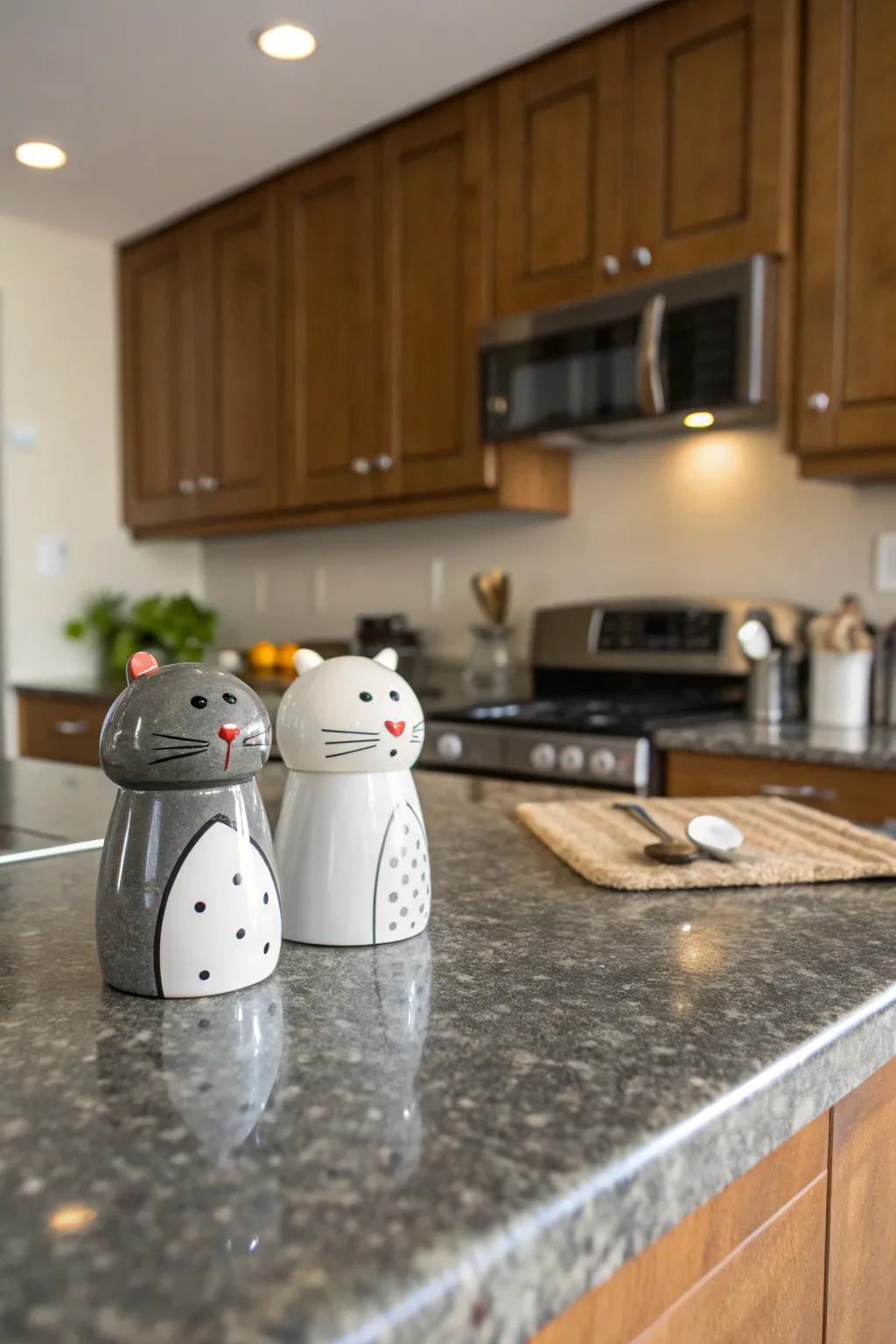Quirky elements infuse character and joy into the area.