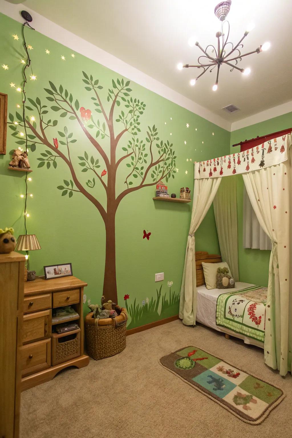 A magical forest theme that invites adventure and wonder.