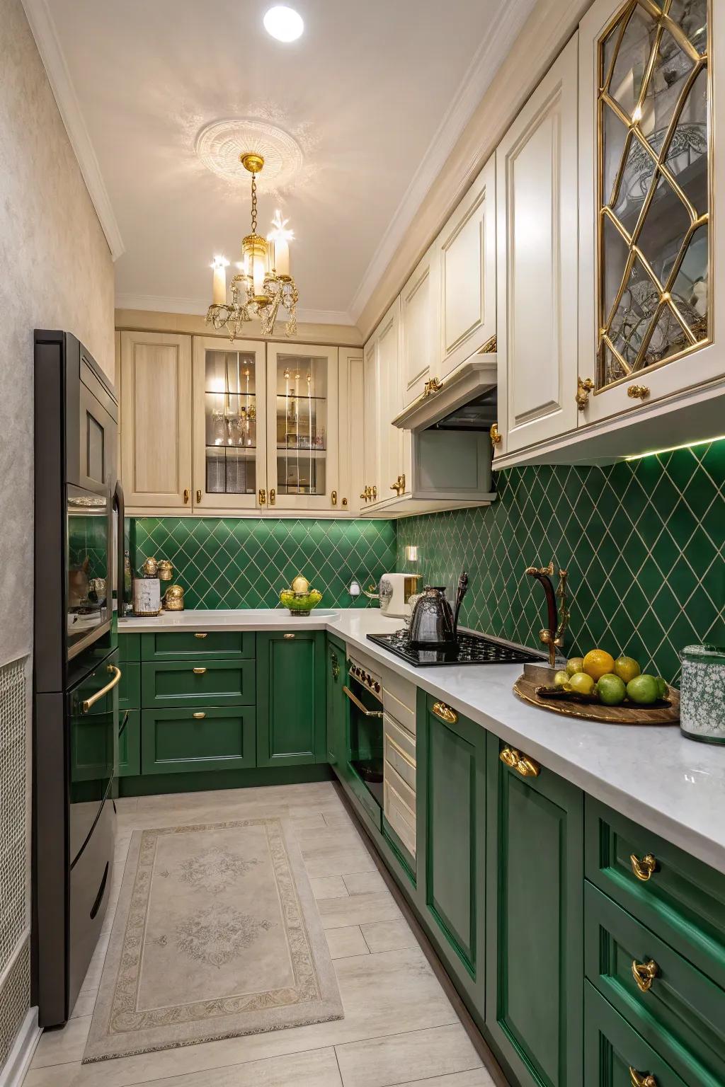 Teal provides a rich and sophisticated allure.