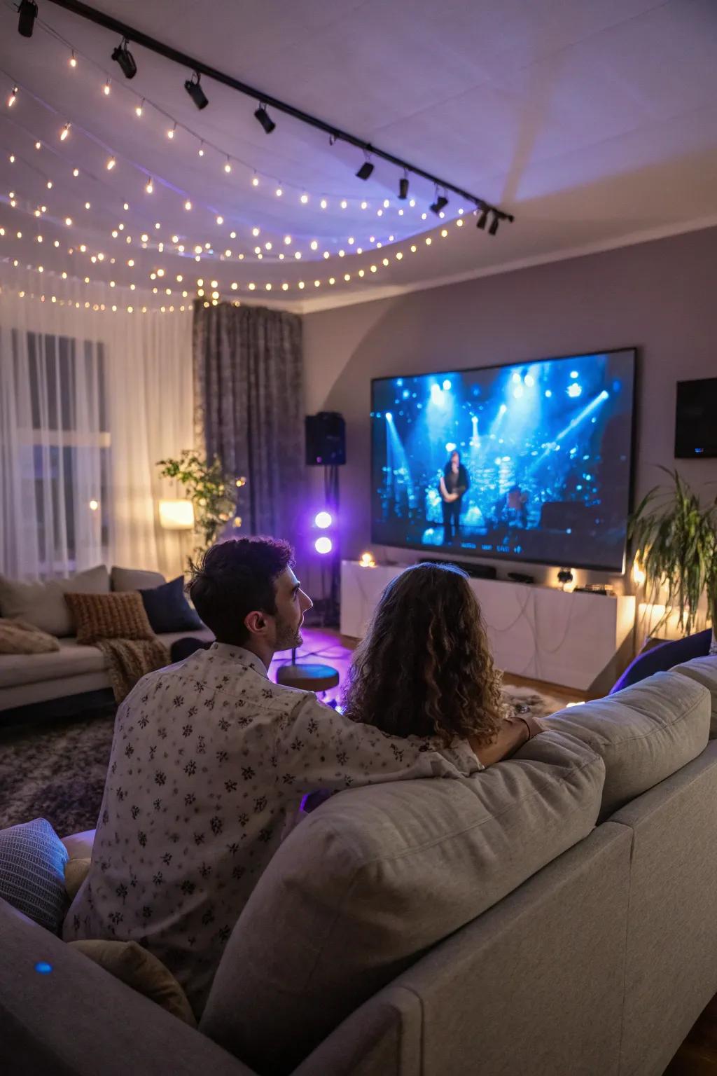 Experience the thrill of a live concert from your living room.