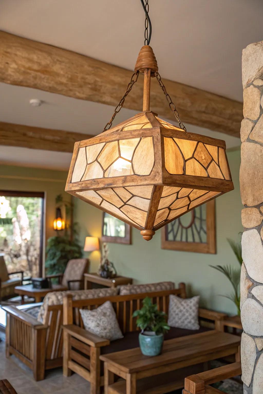Natural materials enhance the Tuscan aesthetic.