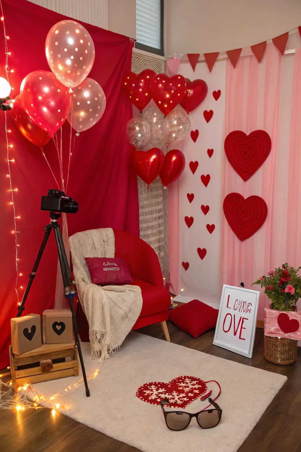 Capture memories with a delightful DIY snapshot station.