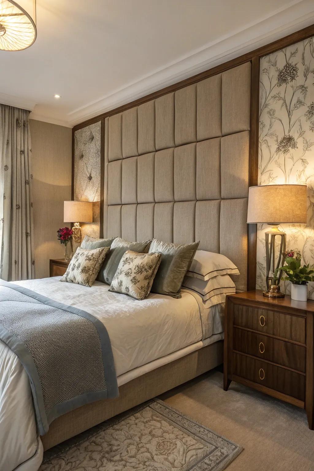 Wraparound panels make your bed feel like a cozy haven.