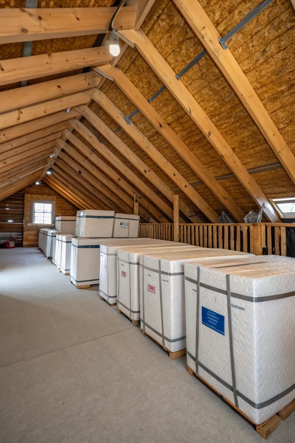 Insulated units keep items safe.