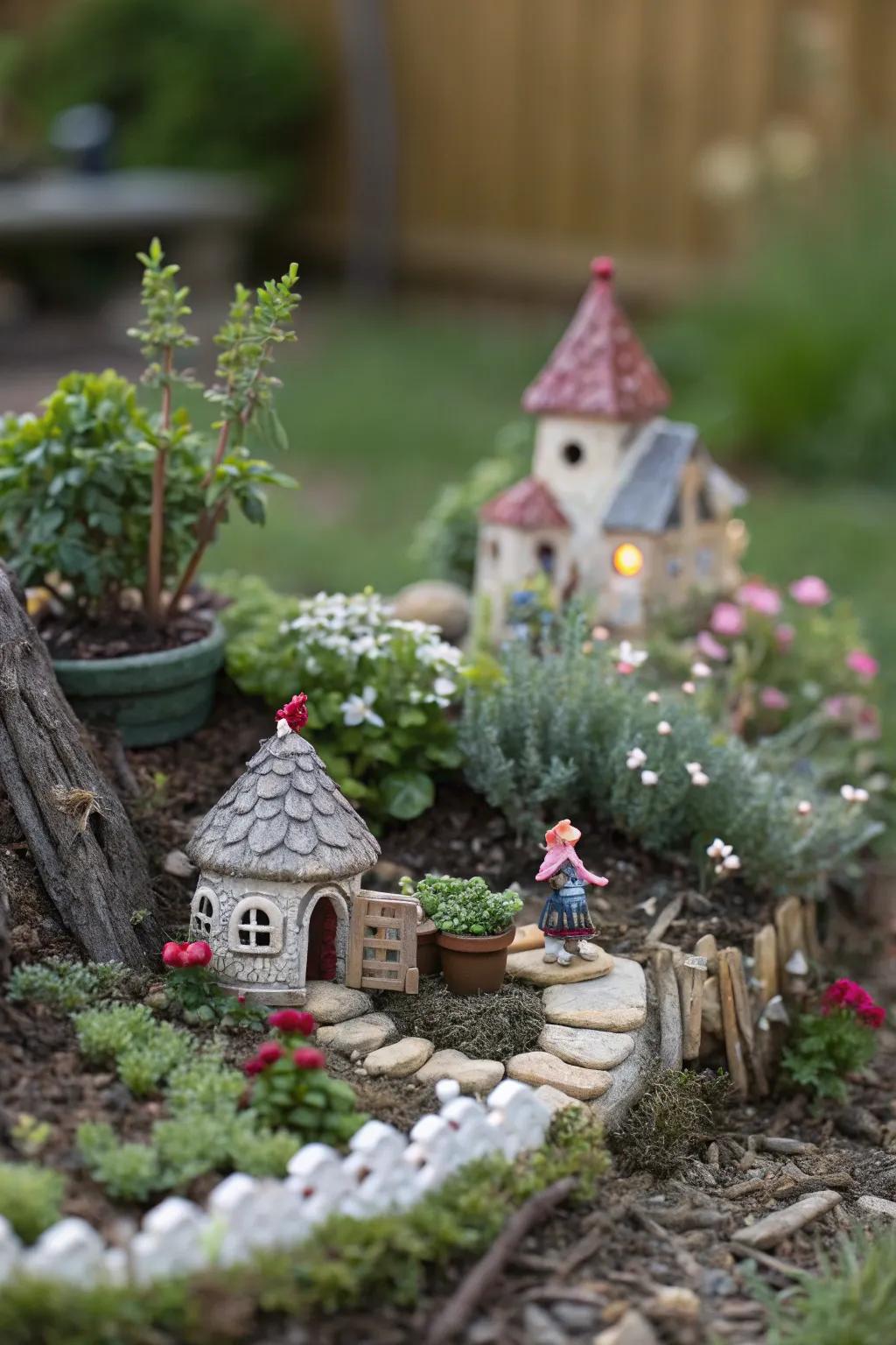 A whimsical mystical meadow that enchants the mind