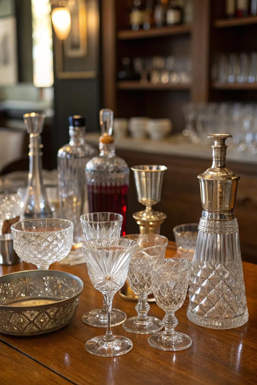 Classic glasses contributing elegance and appeal