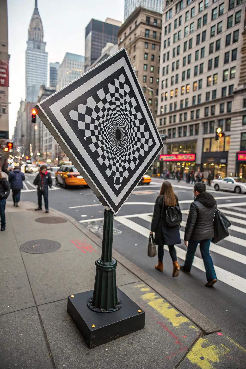 Visual deception markers intrigue and captivate, drawing individuals in.