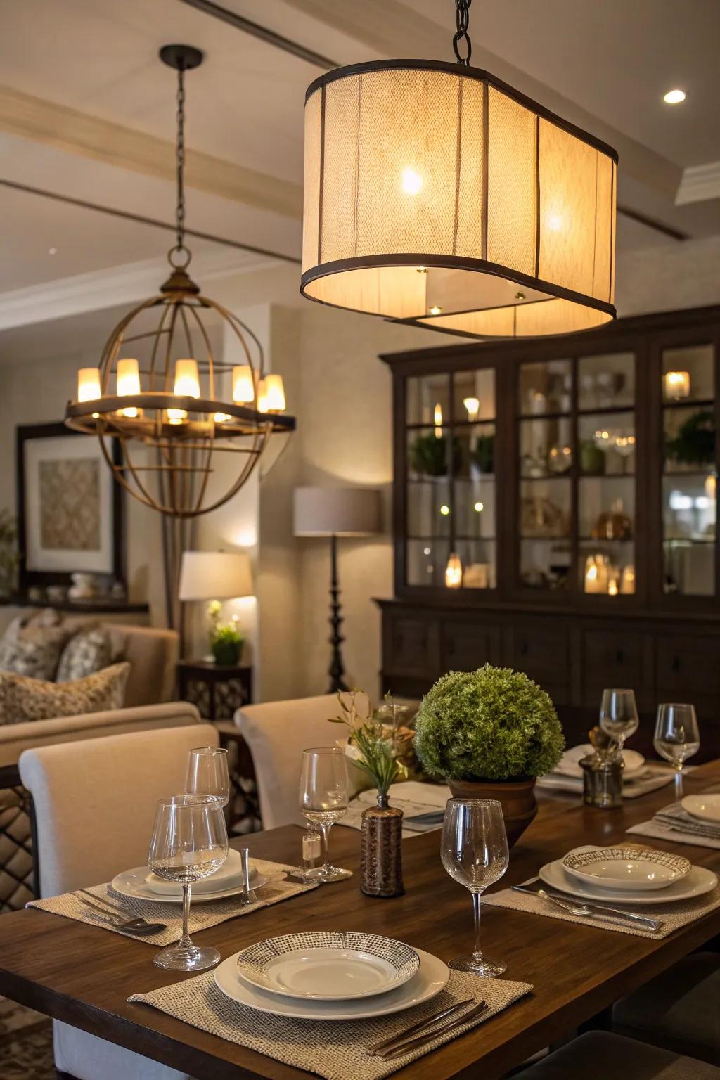 Layered illumination that delivers flexibility and mood-setting possibilities.