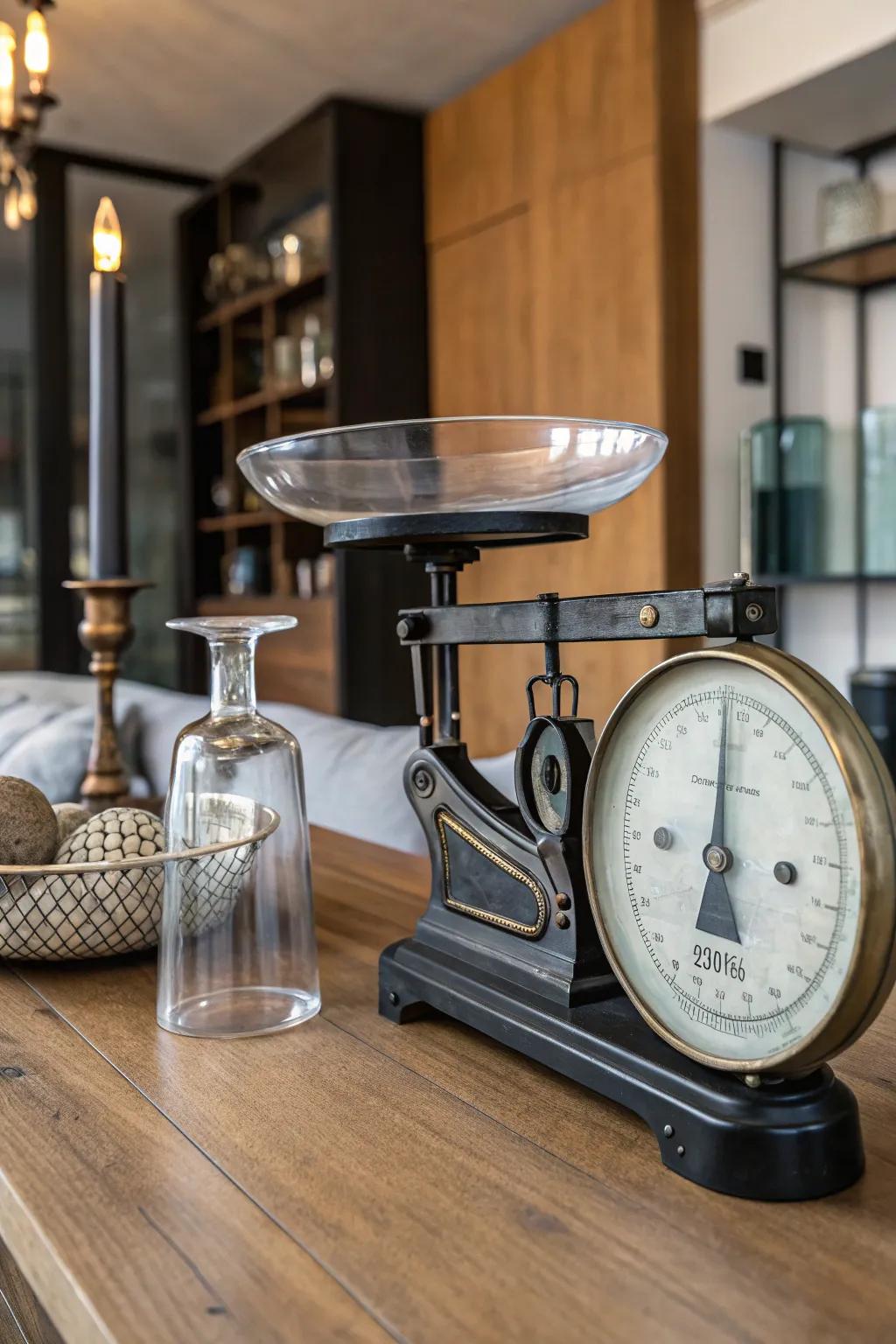 A contemporary spin with blended resources near a classic balance.