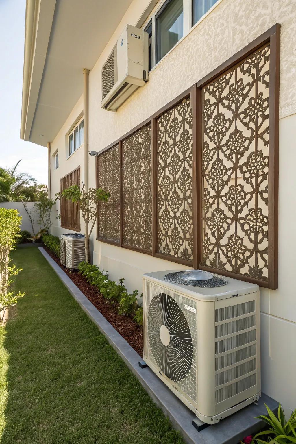 Decorative screens offer both protection and an artistic flair.