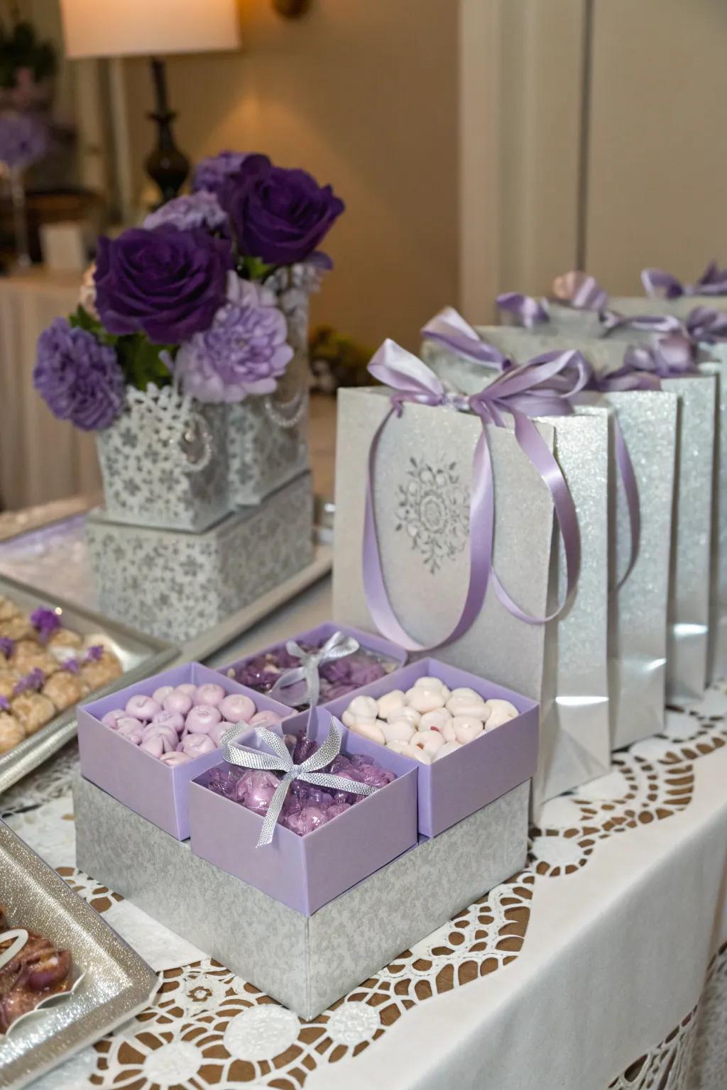 Party favors that leave a lasting impression and a sweet memory.