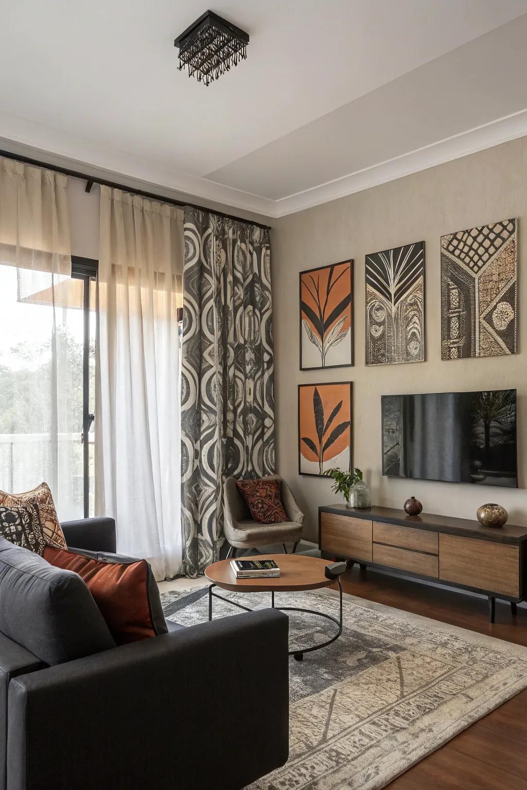 Modernity from unique layouts.