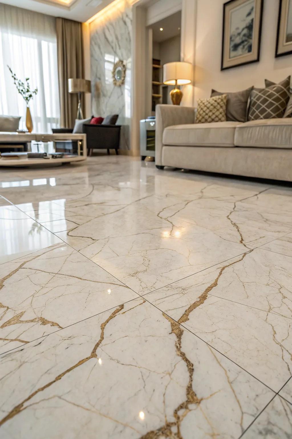Highlighting inherent veining for visual intrigue.