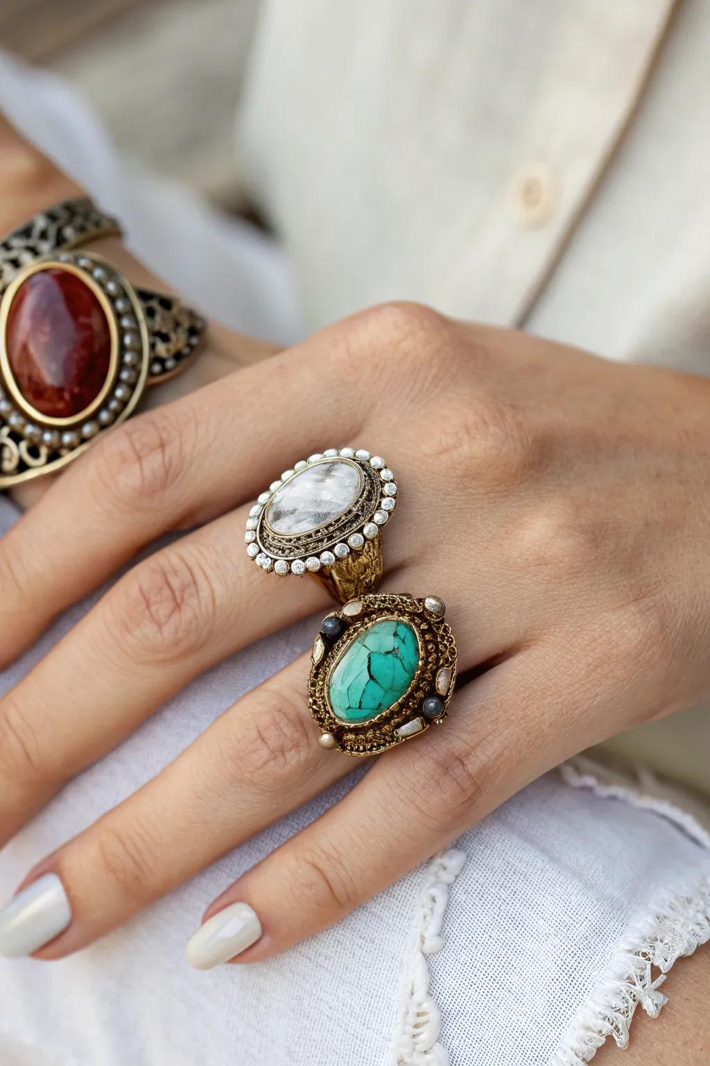 Charming Vintage-Inspired Rings