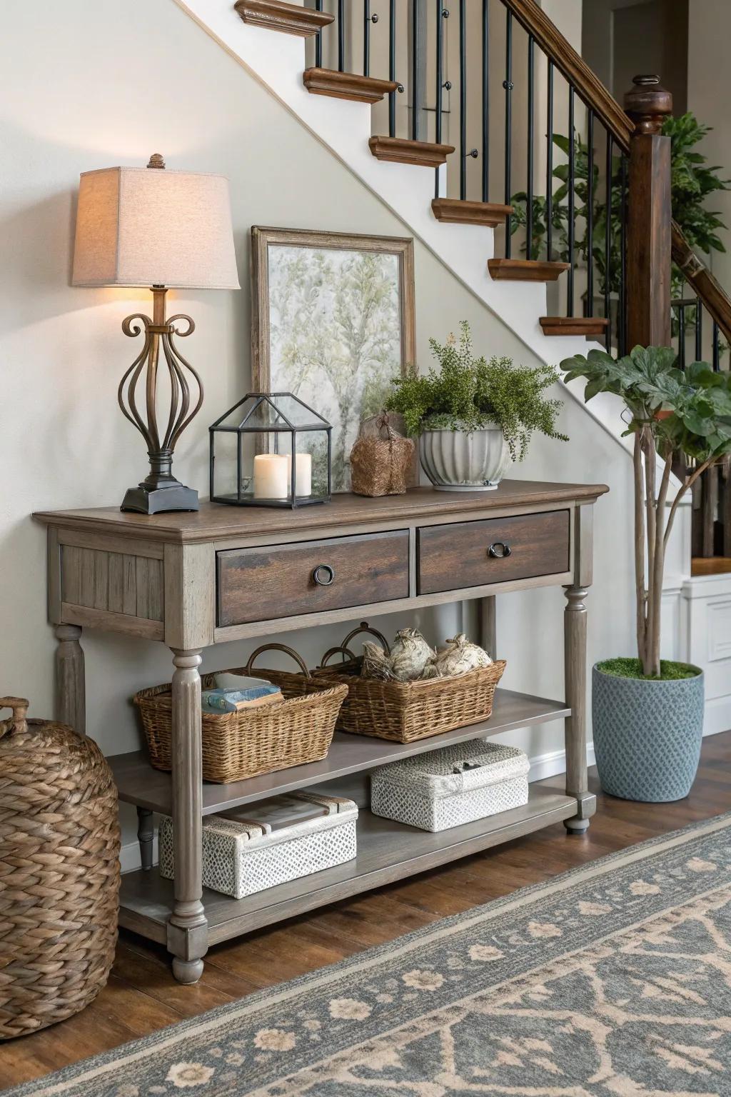 Functional furniture combines aesthetic with practicality in smaller spaces.