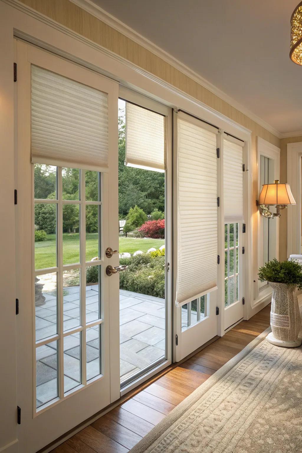 Honeycomb shades offering thermal efficiency and flexibility