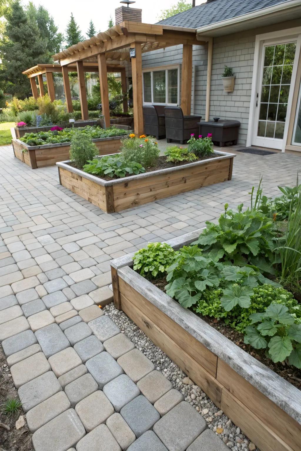 Permeable pavers offer an eco-friendly solution for beautiful patios.