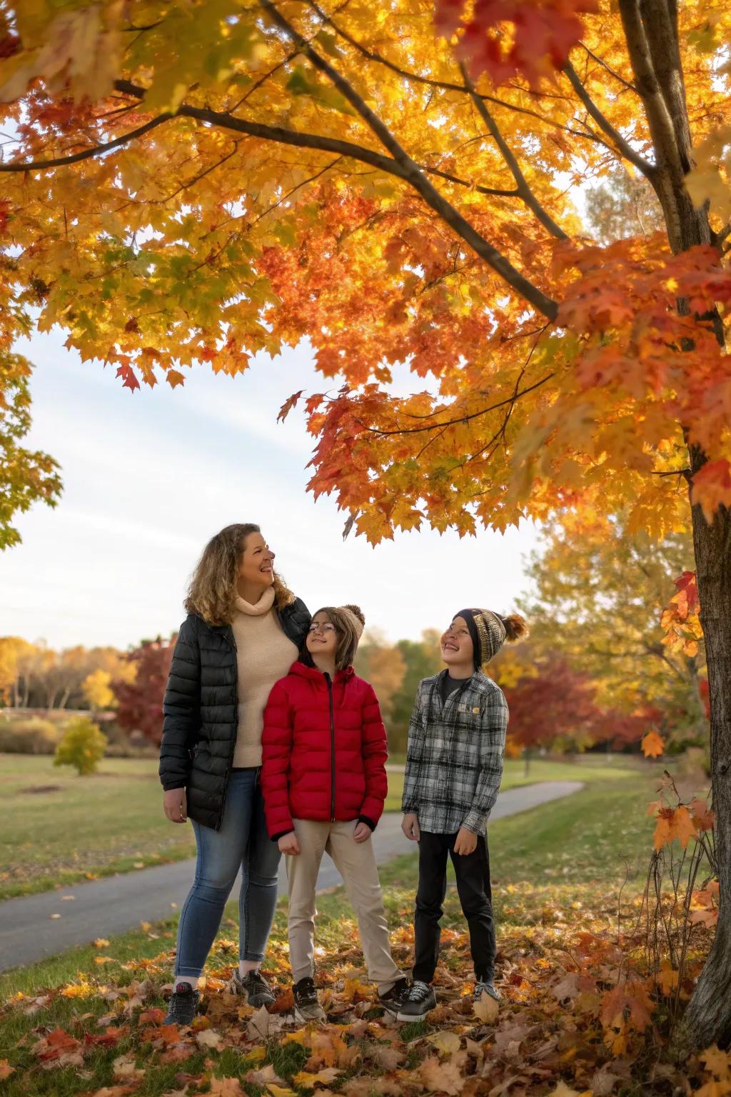 Comfortable attire ensures happy and relaxed family photos.