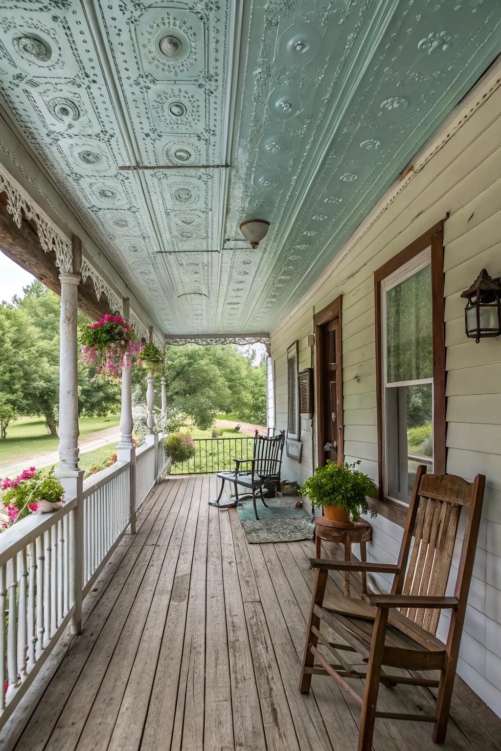 Tin roofs propose a nostalgic and singular aesthetic.