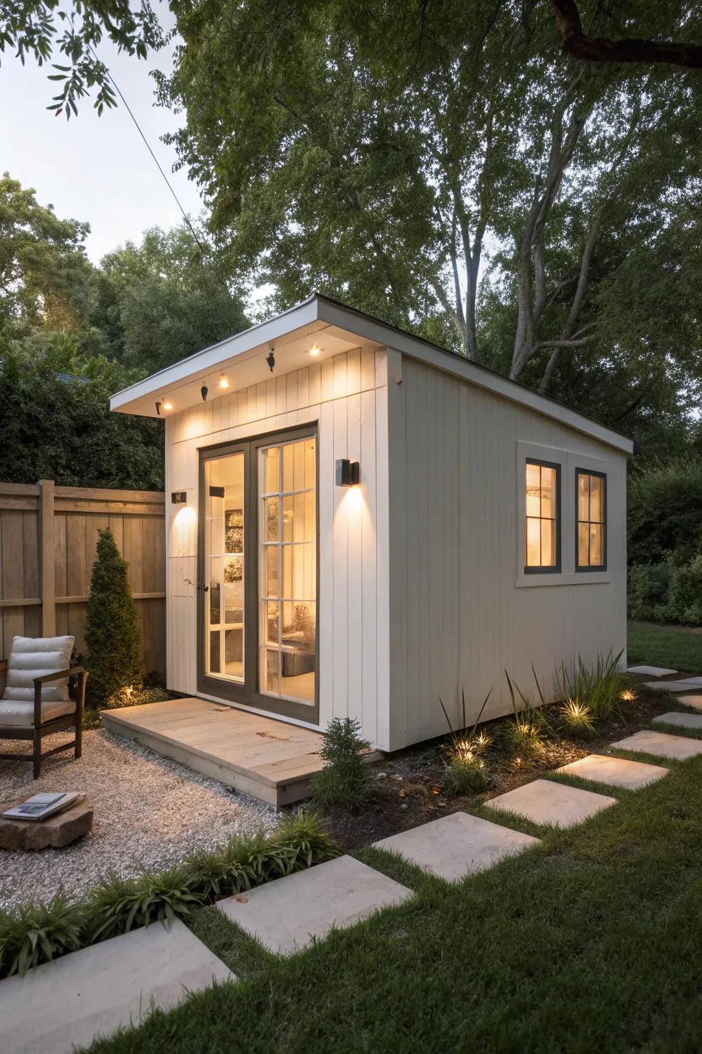 A minimalist escape for peace and tranquility.