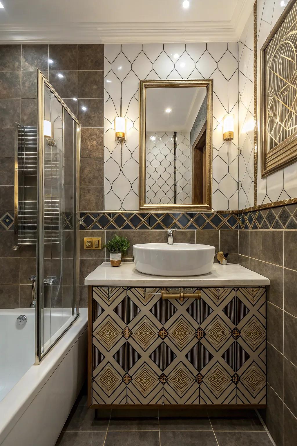 Art Deco tiles recapture past glamour.