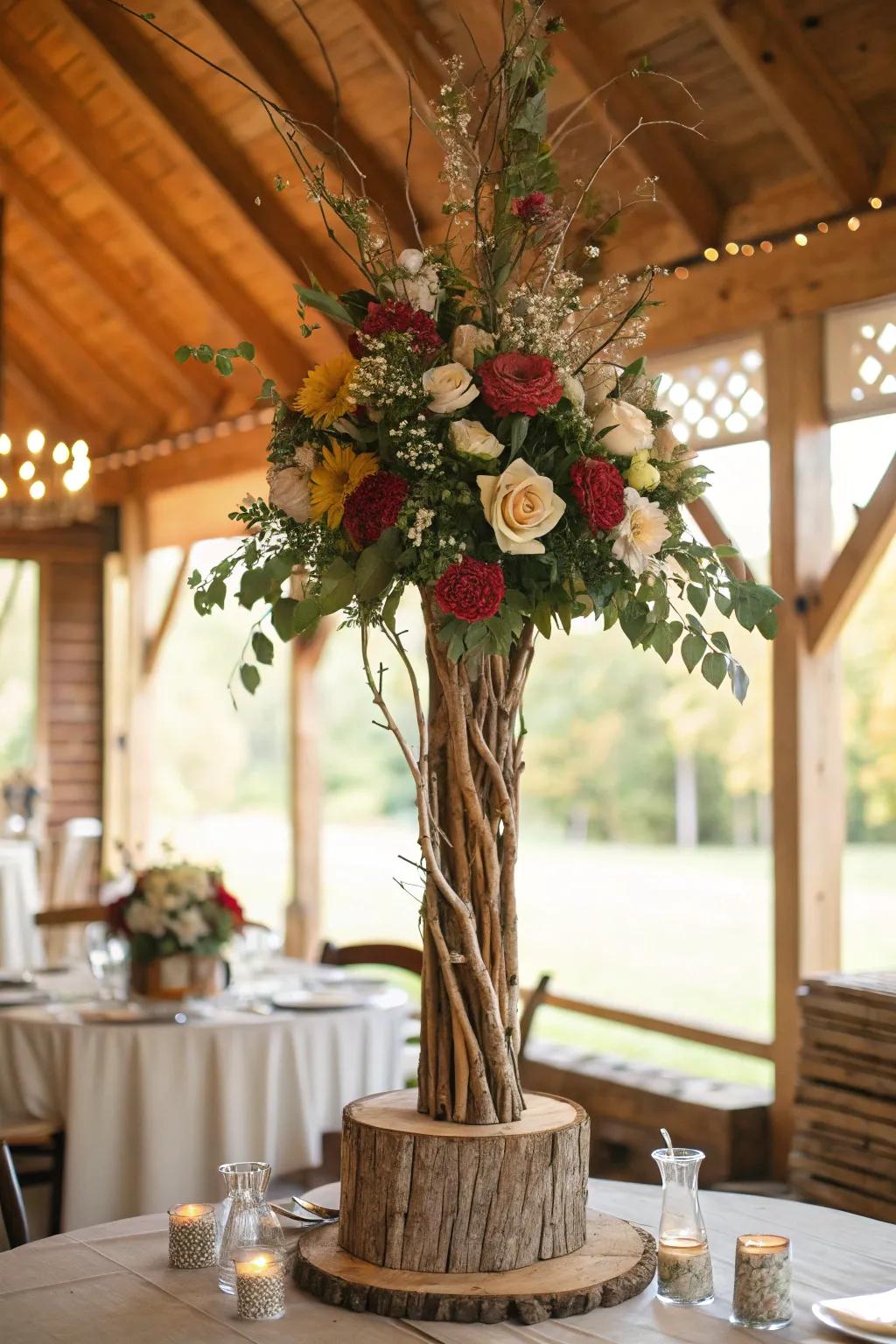 Rustic pieces bring warmth and charm