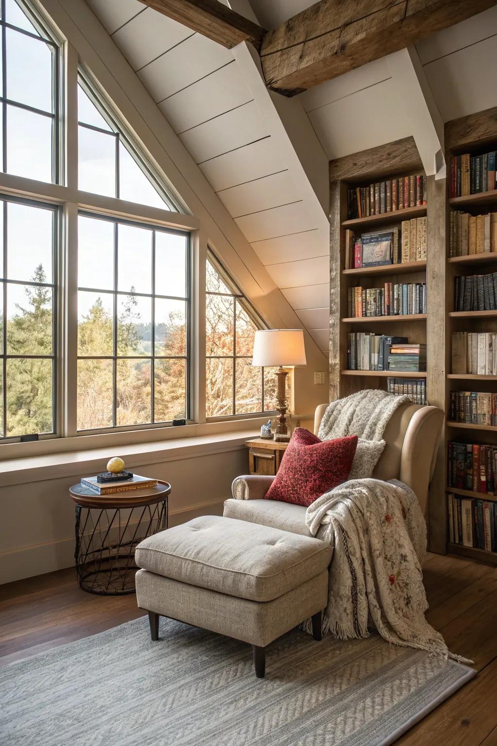 Create a personal retreat with a reading nook.