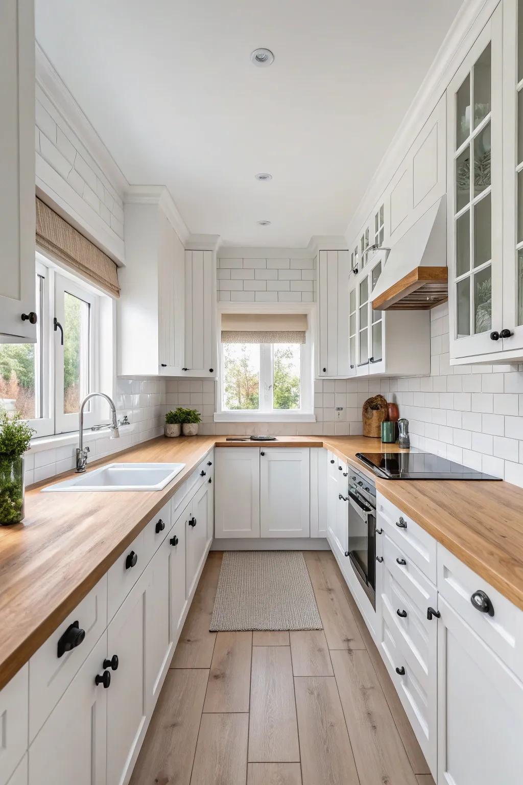 A balanced cooking space.
