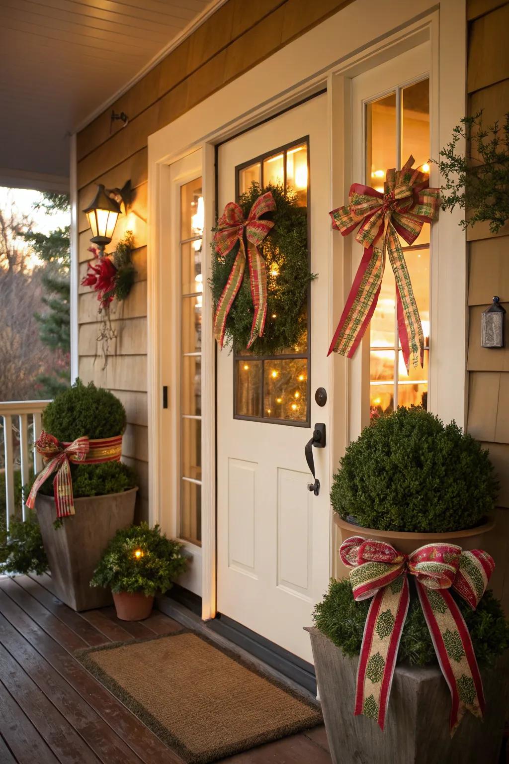 Celebratory bands add a festive accent.