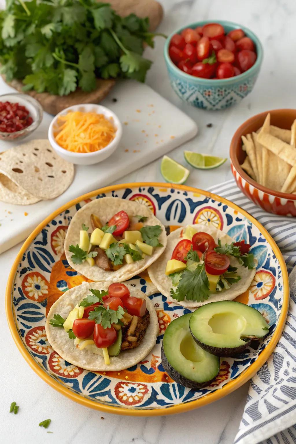 Craft your masterpiece with a DIY taco station.