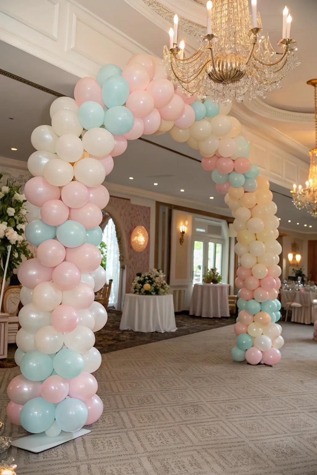 Balloons introduce a playful yet sophisticated element to adult celebrations.