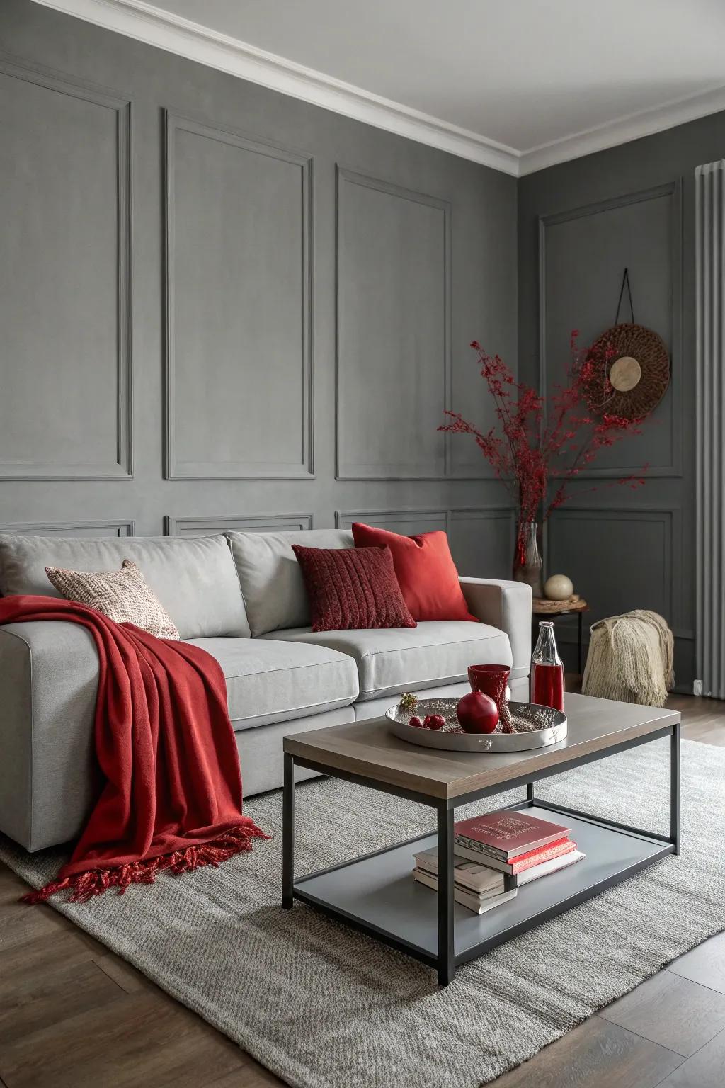 A minimalist palette provides serenity and simplicity.