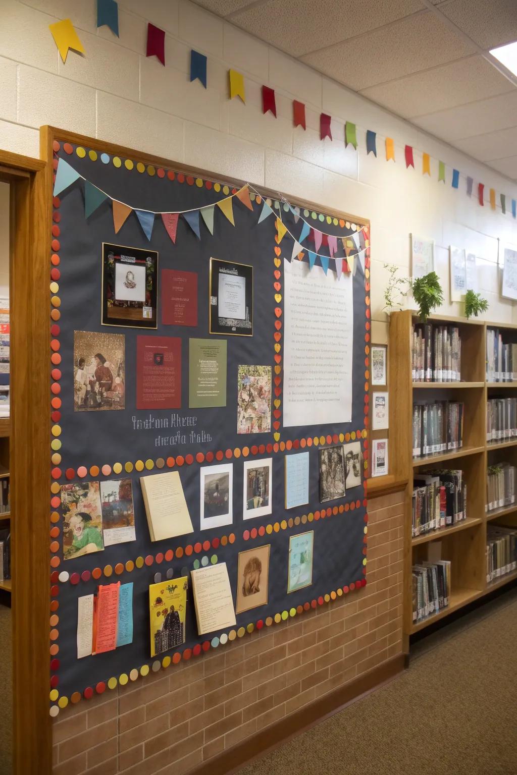A reading-inspired setting honoring educators who value learning.