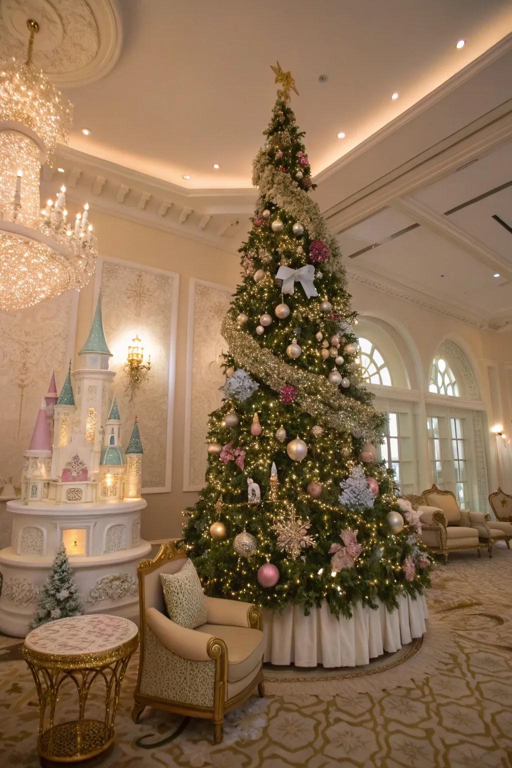 An enchanted tale theme transmutes your tree into an enchanting wonderland.